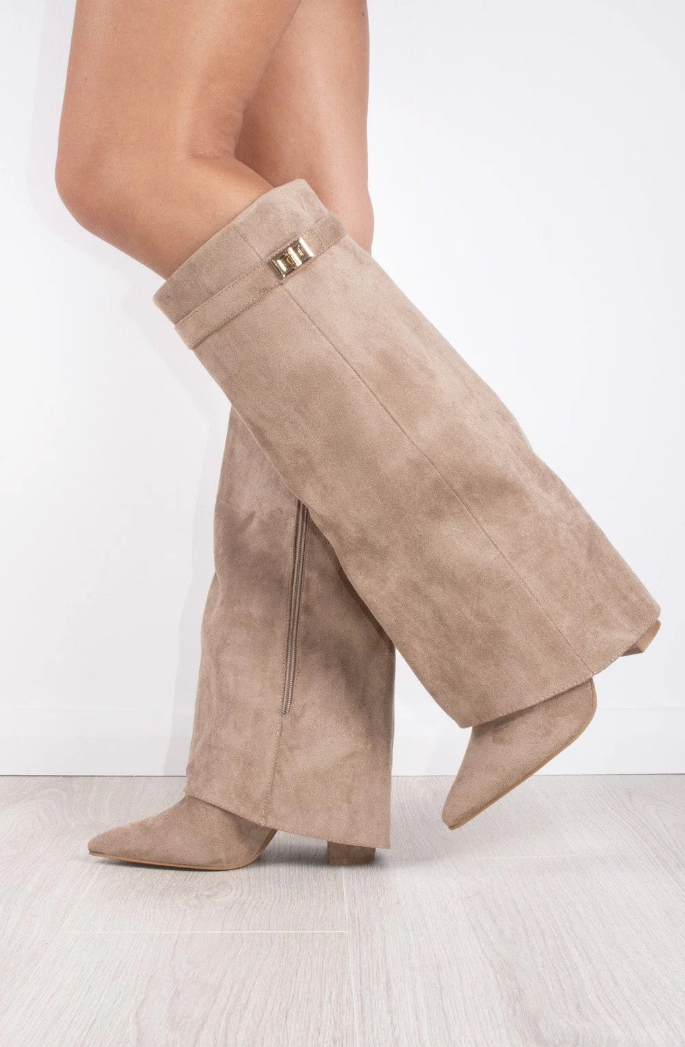 Sol - Botas altas efecto ante elegantes