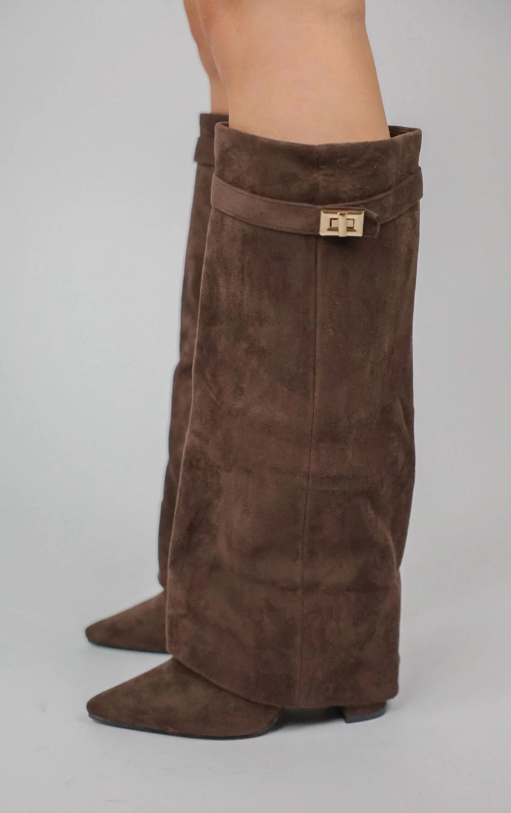 Sol - Botas altas efecto ante elegantes