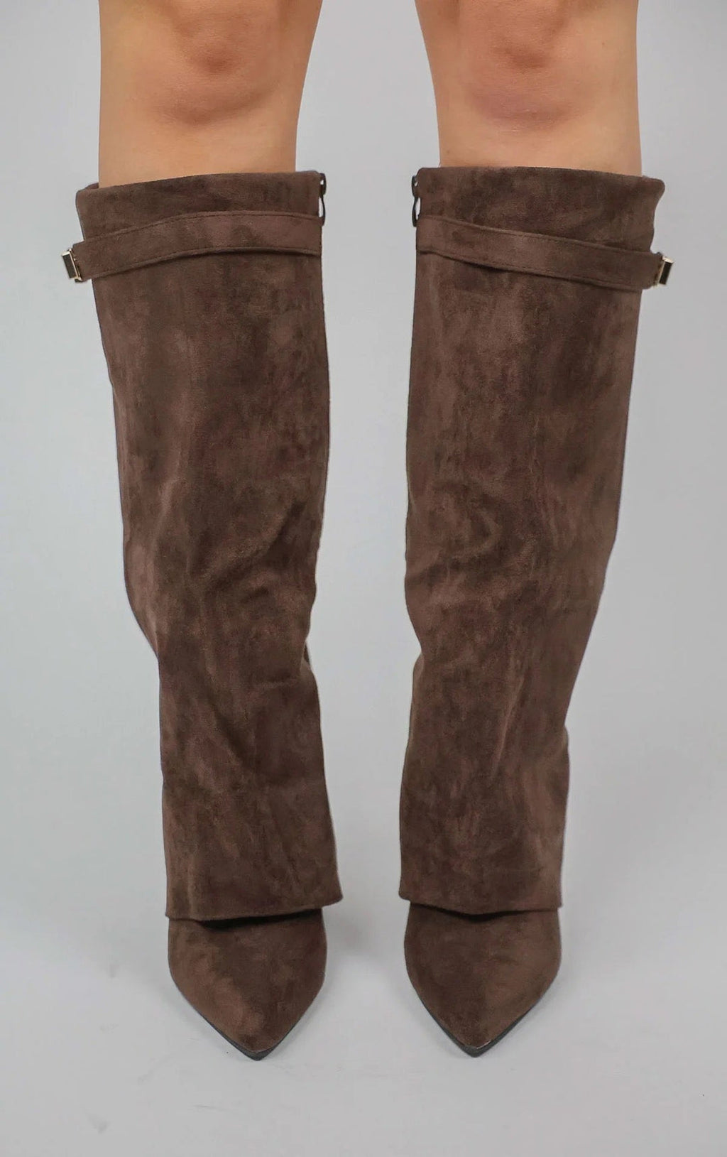 Sol - Botas altas efecto ante elegantes