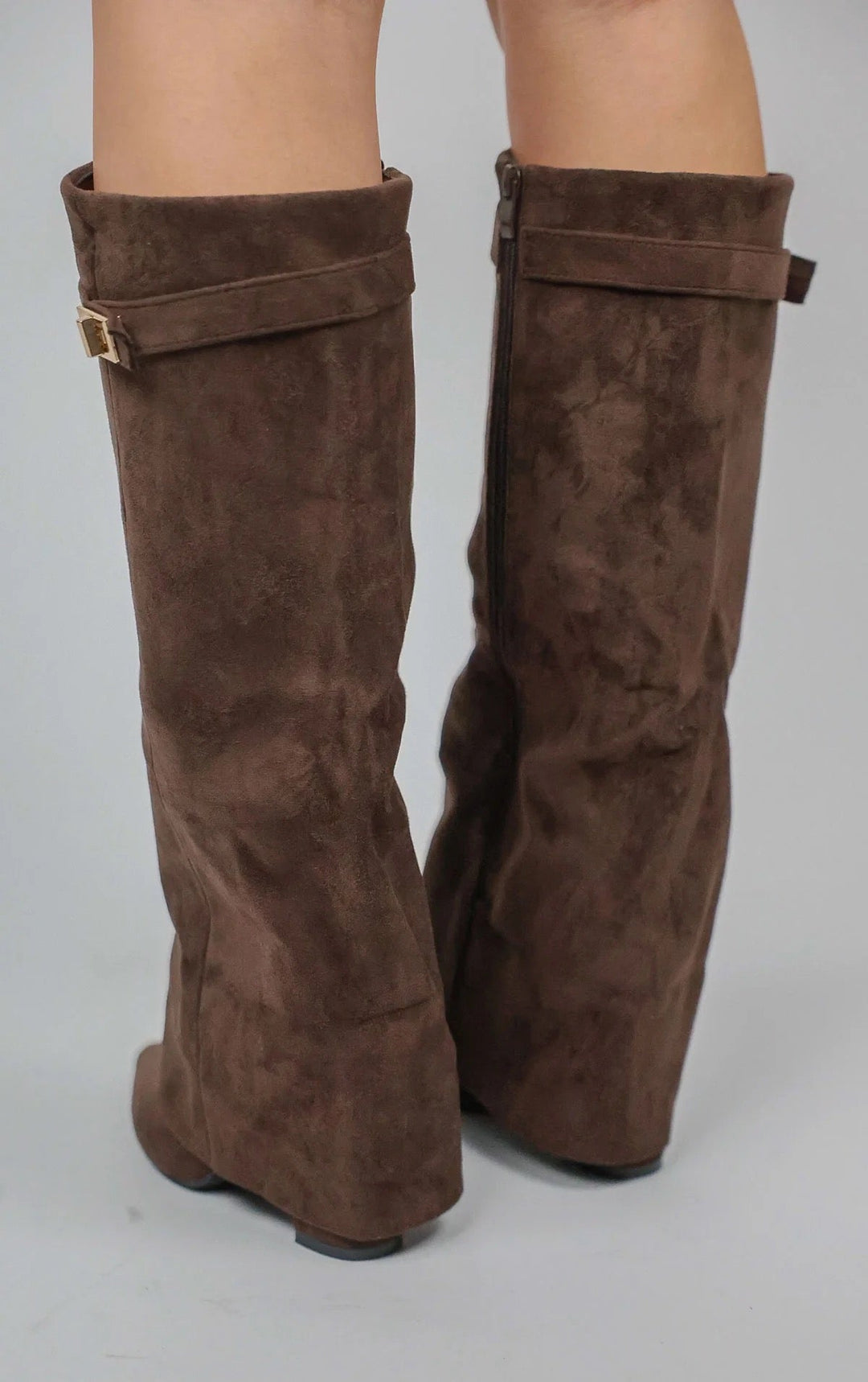 Sol - Botas altas efecto ante elegantes