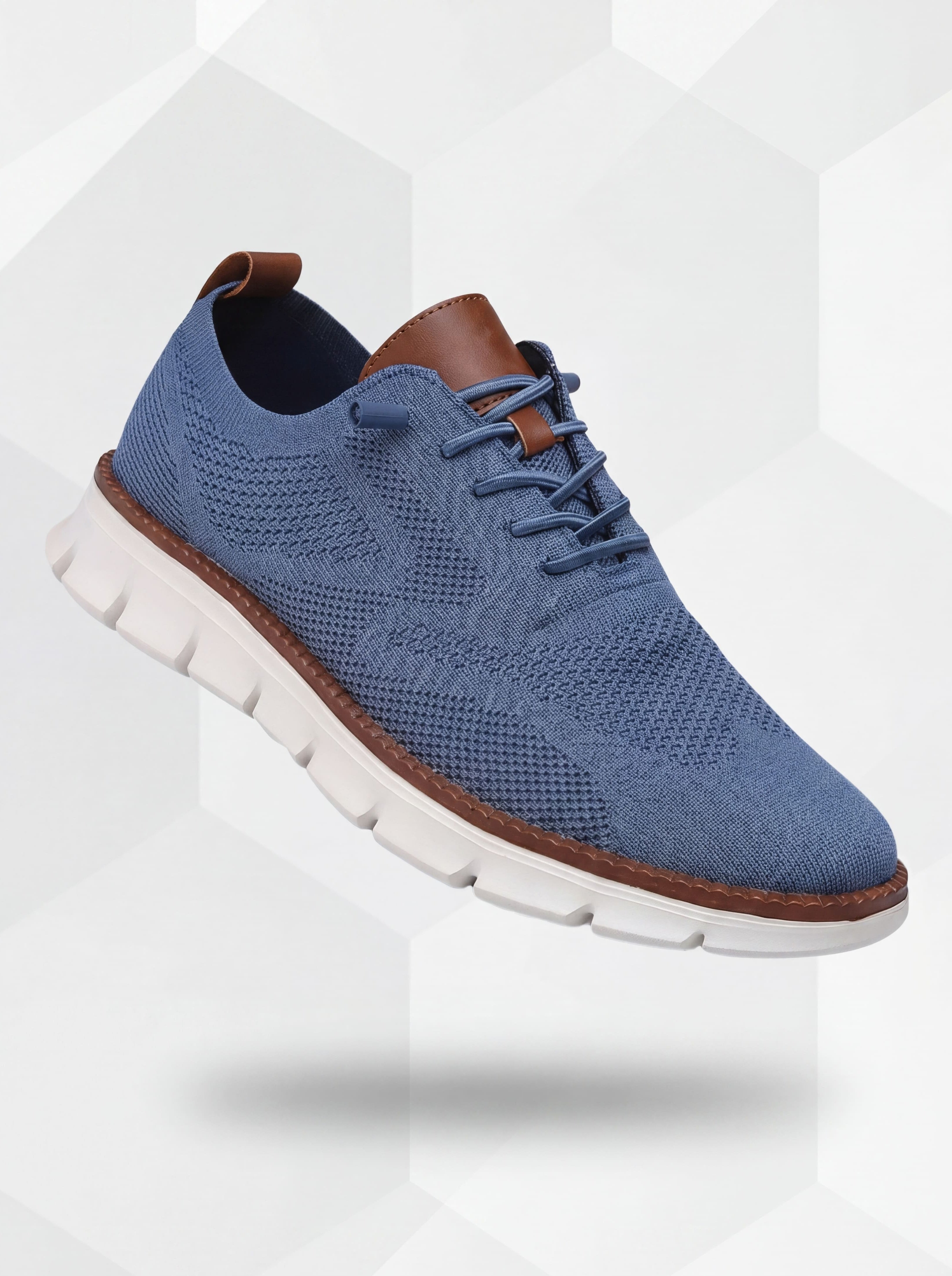 Simon - Zapatos Transpirables Ultracomfort Azul y blanco