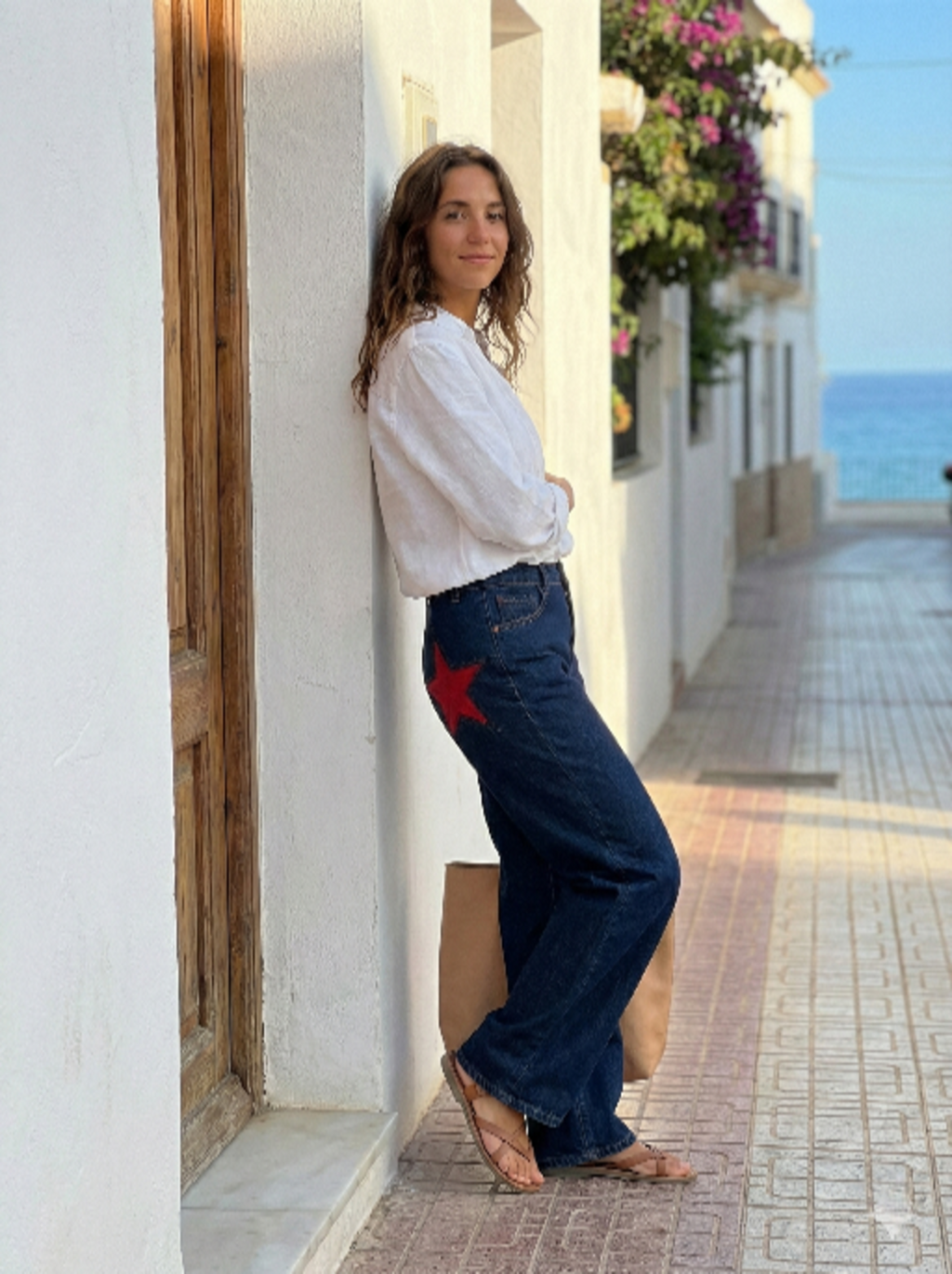 Emilse - Pantalón campana Estrella