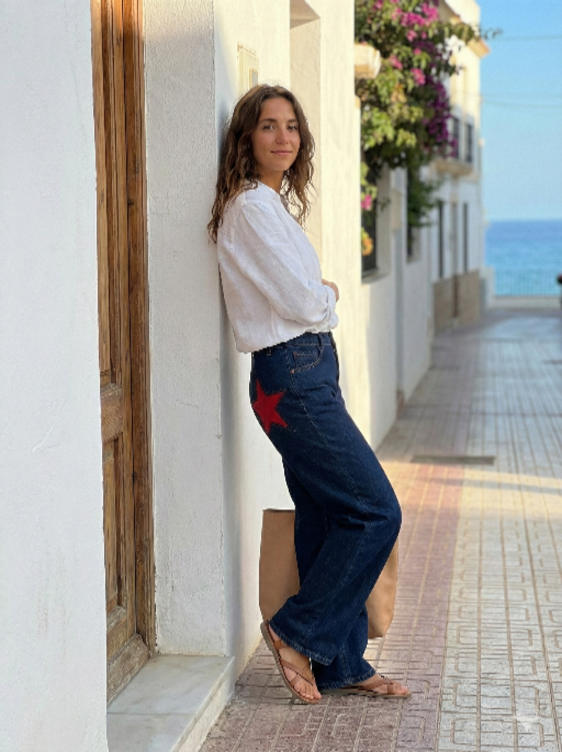 Emilse - Pantalón campana Estrella