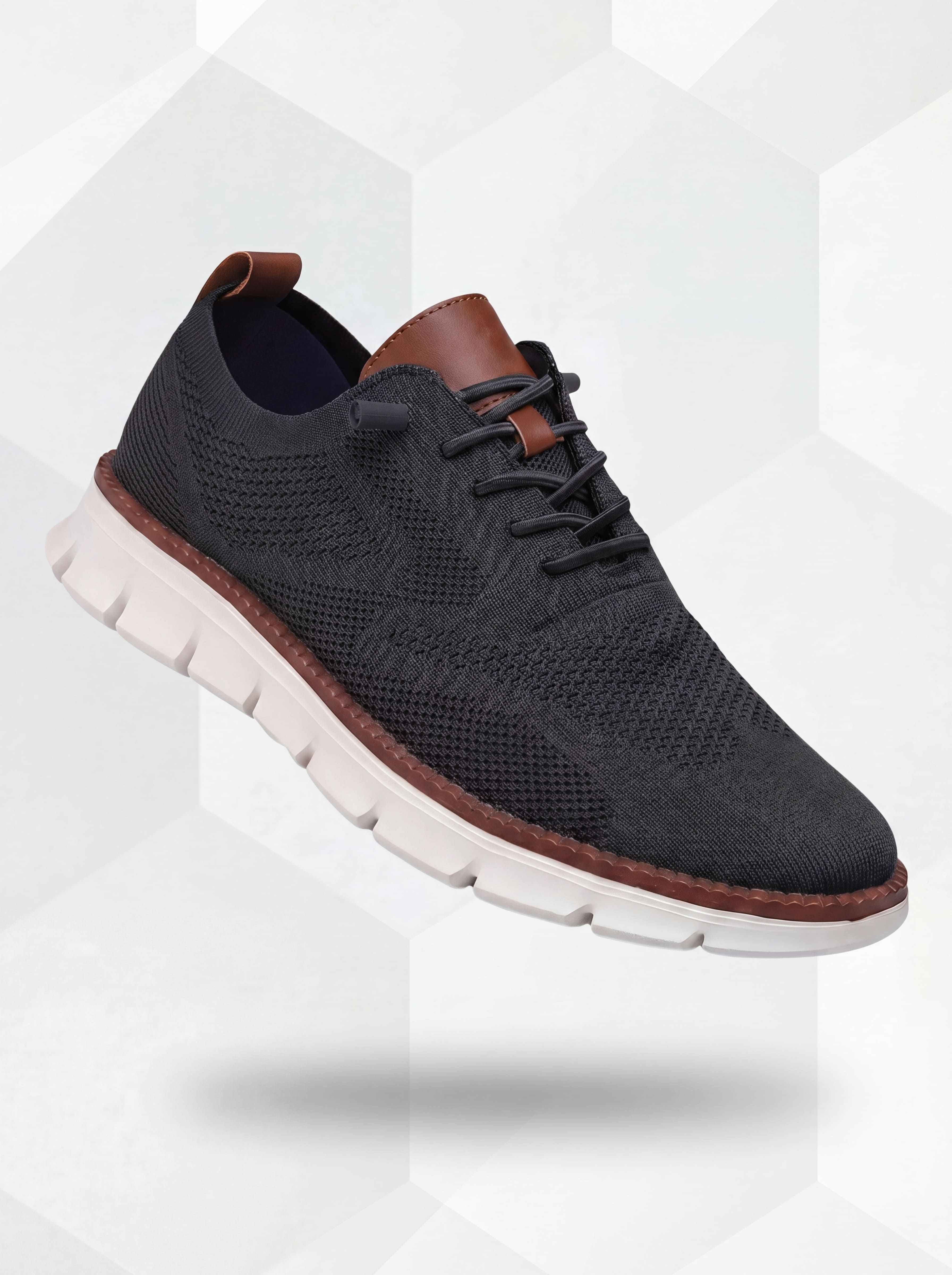 Jeremias - Zapatos Transpirables Ultracomfort Negro y Blanco