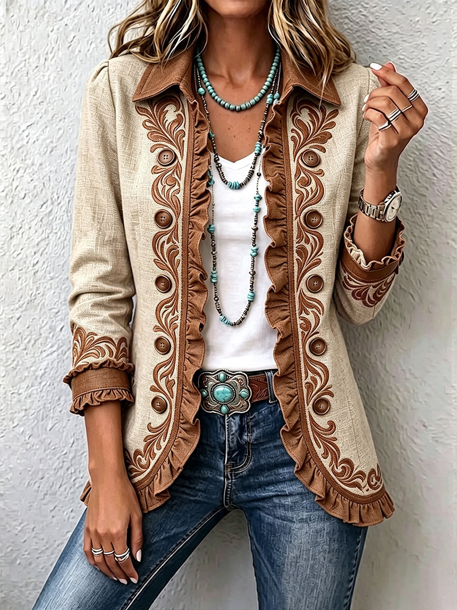 Chaqueta Floral de Alma