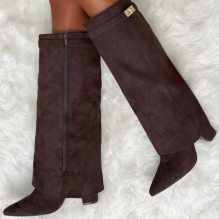 Sol - Botas altas efecto ante elegantes