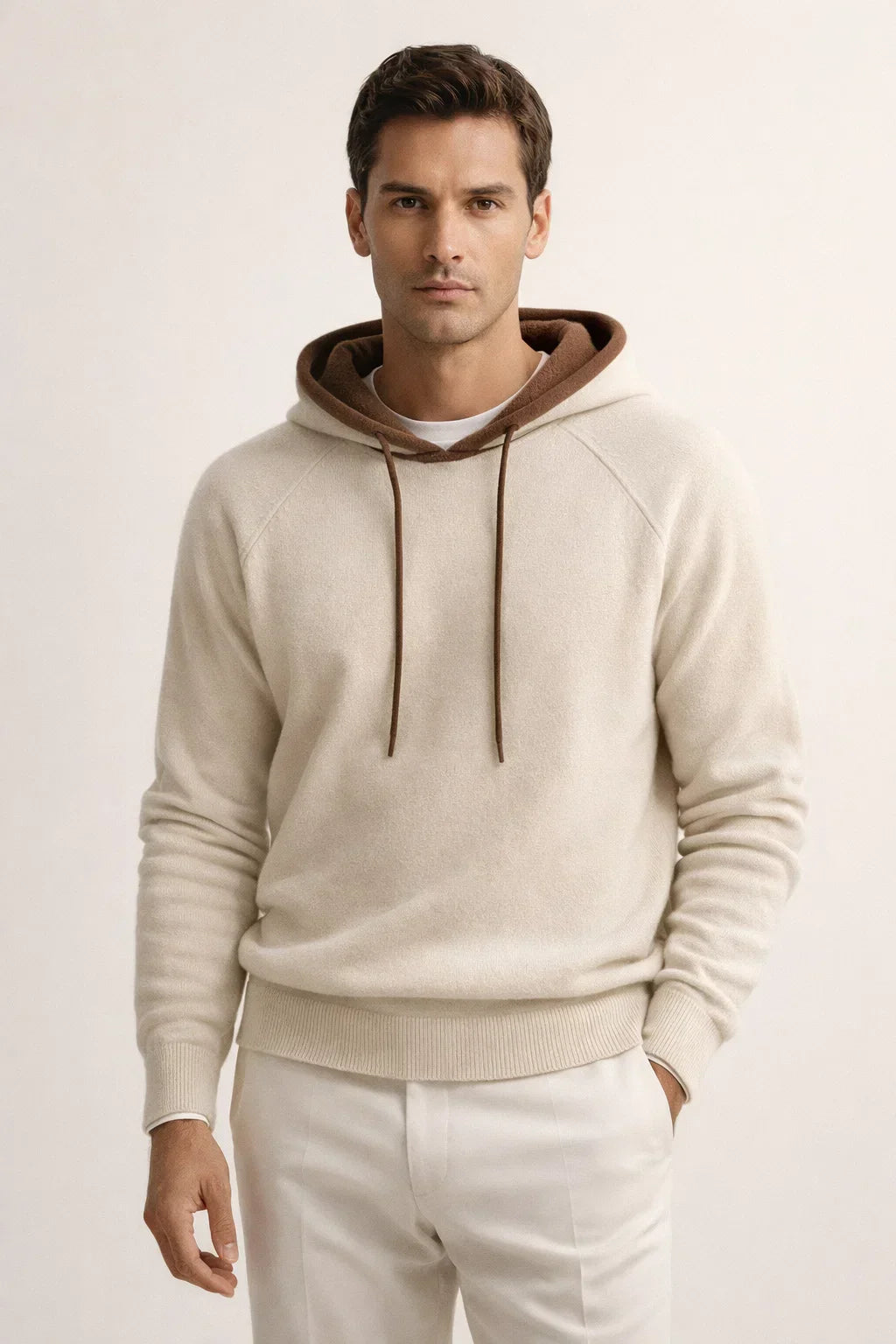 Mateo - Sudadera con capucha Color Marfil