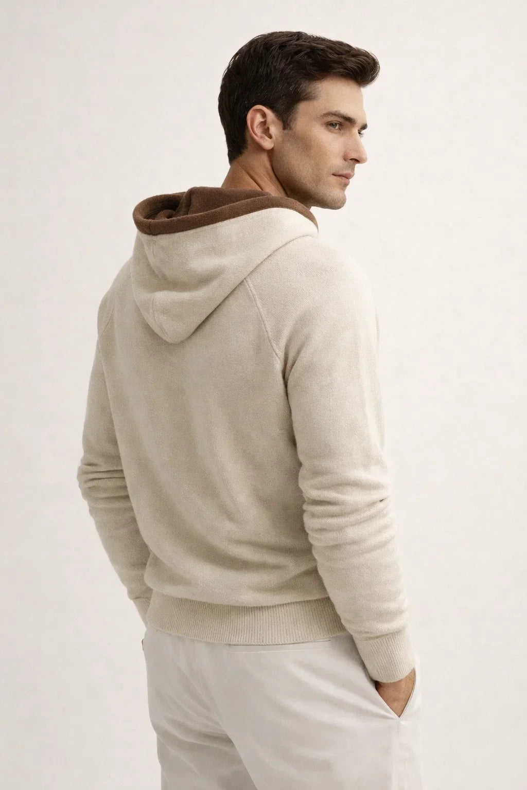 Mateo - Sudadera con capucha Color Marfil