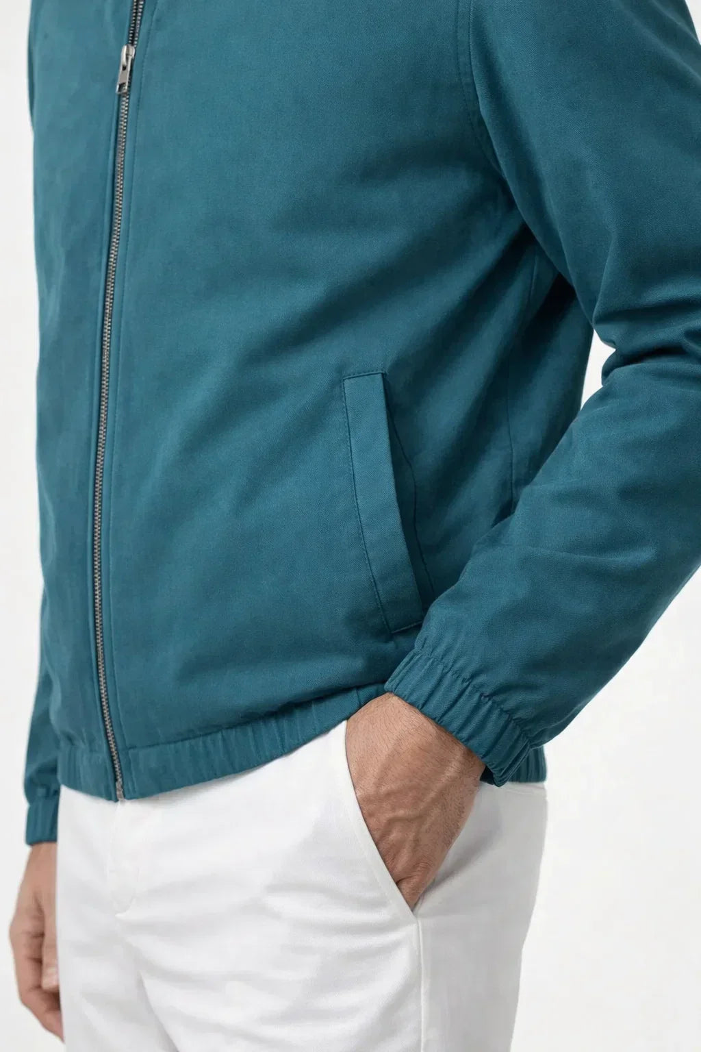 Jesus - Chaqueta Técnica Verde Azulado