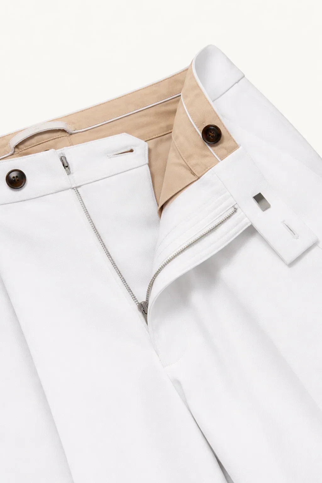 Elias - Pantalón Marfil Elegante