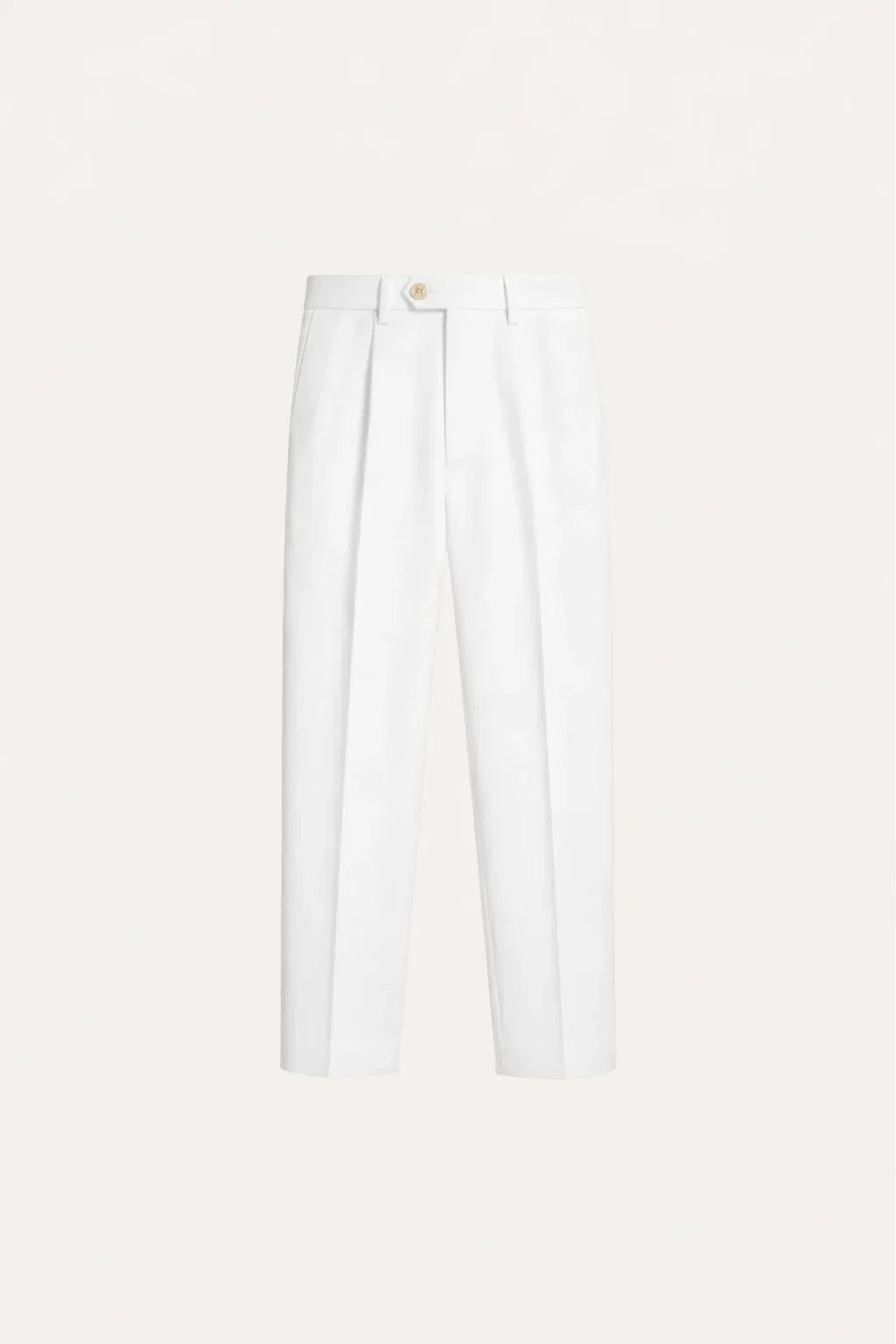 Elias - Pantalón Marfil Elegante